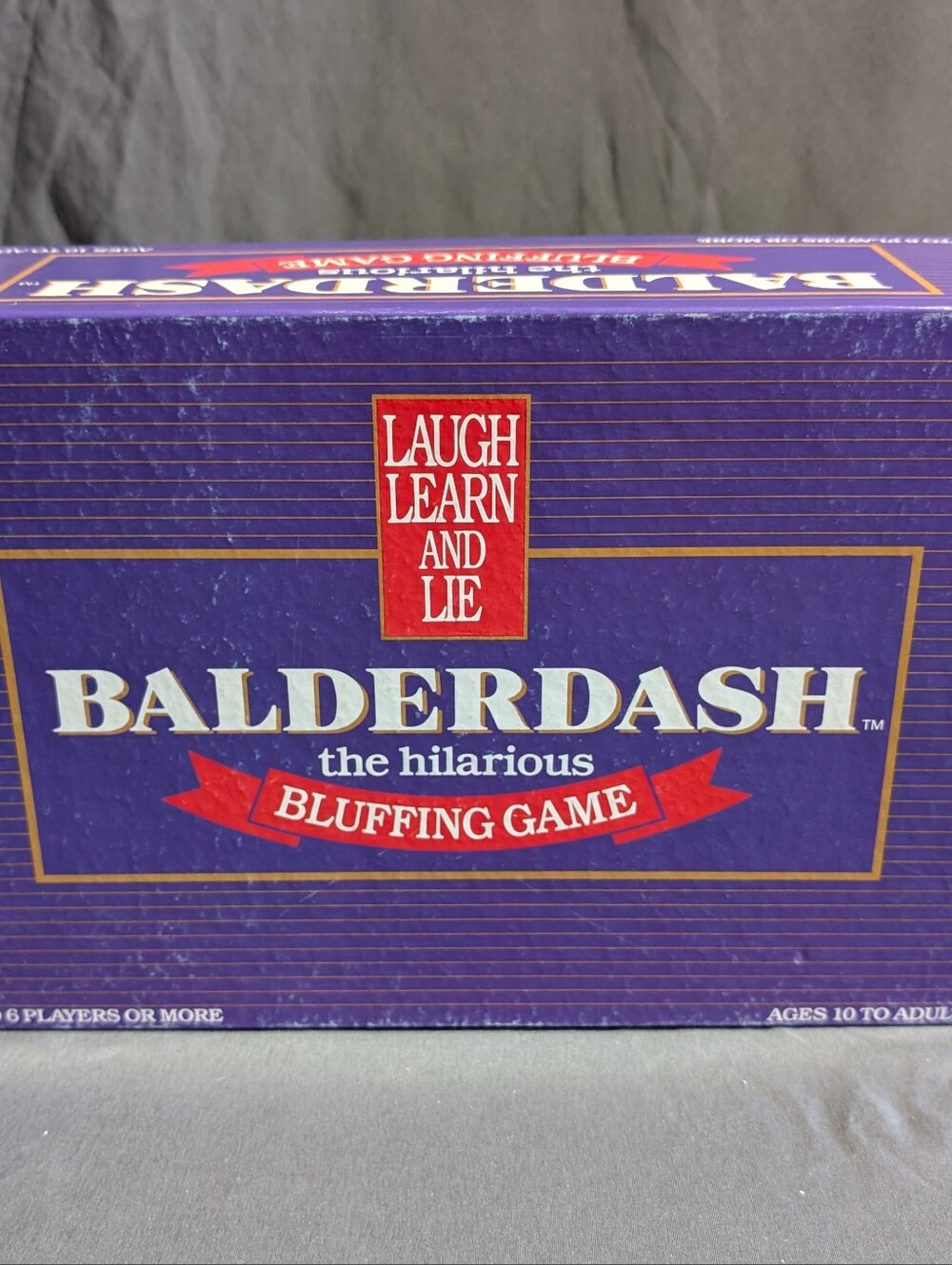 BALDERDASH The Hilarious Bluffing Board Game Vtg 1984 Original Complete #60240
